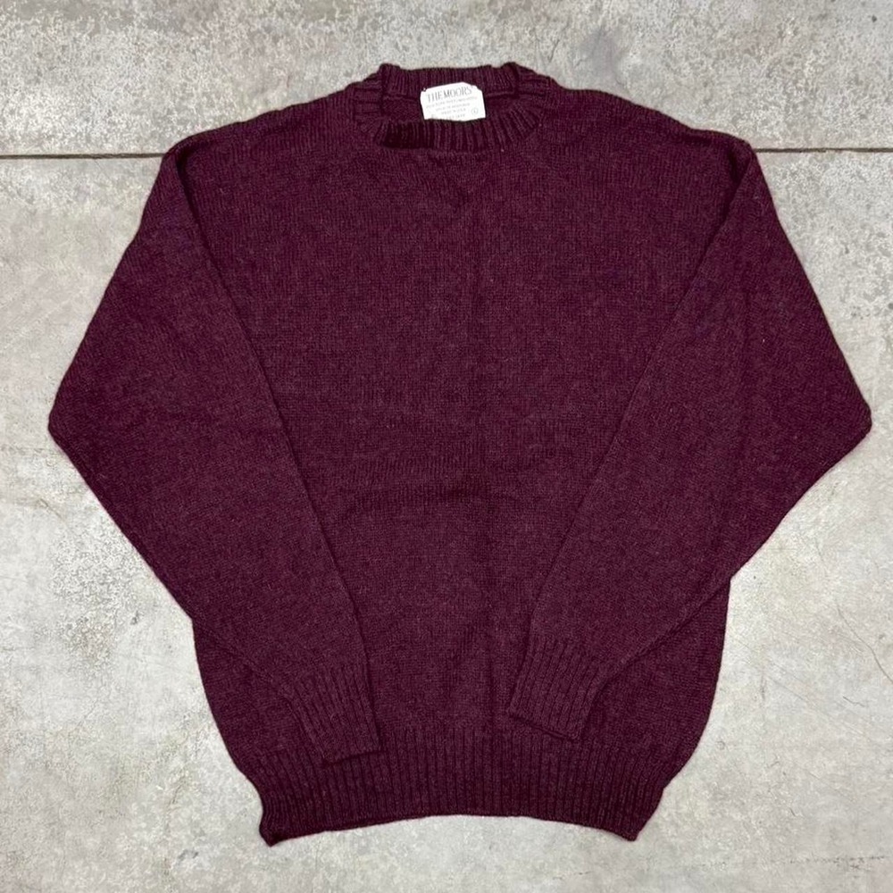Lord Jeff The Moors Scotland Wool Vintage 80s Sweater  Sz Large